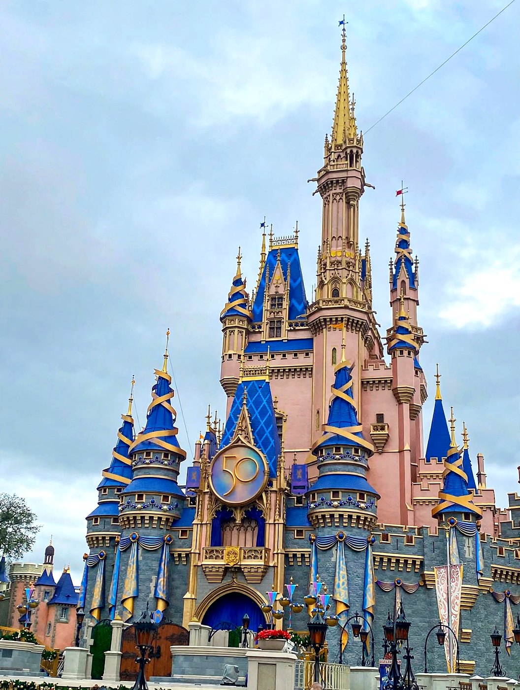 Castle in the Magic Kingdom on a daytime visit, photographed by Jennifer